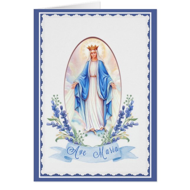 Our Lady of Grace Virgin Mary Flowers (Front)