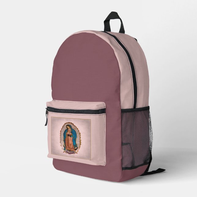 Our Lady of Guadalupe 1531 Printed Backpack (Back Corner Right)