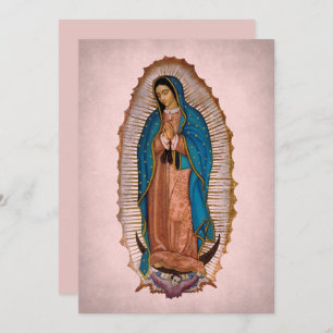 Our Lady of Guadalupe 1531 with Prayer Holiday Card
