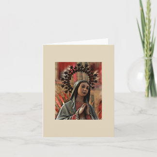 Our Lady of Guadalupe blank card