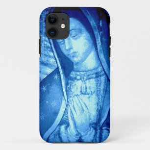 OUR LADY OF GUADALUPE BLUE iPhone 11 CASE