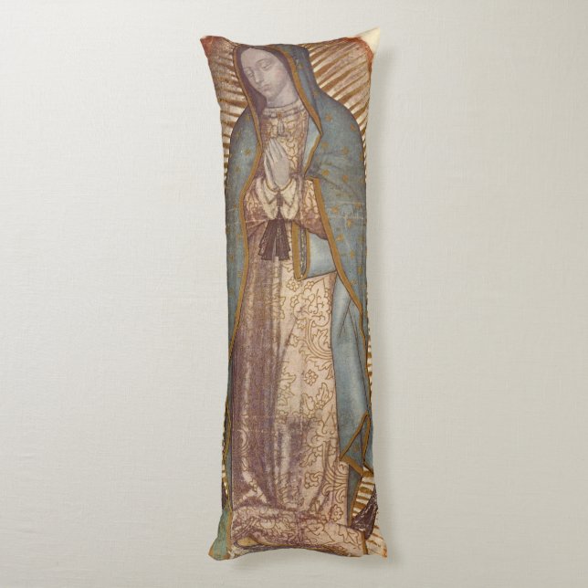 Our Lady of Guadalupe Body Cushion (Back (Vertical))