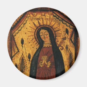 Our Lady of Guadalupe by Pedro Antonio Fresquis Magnet