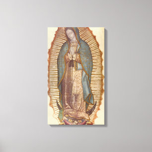 our lady of guadalupe canvas print