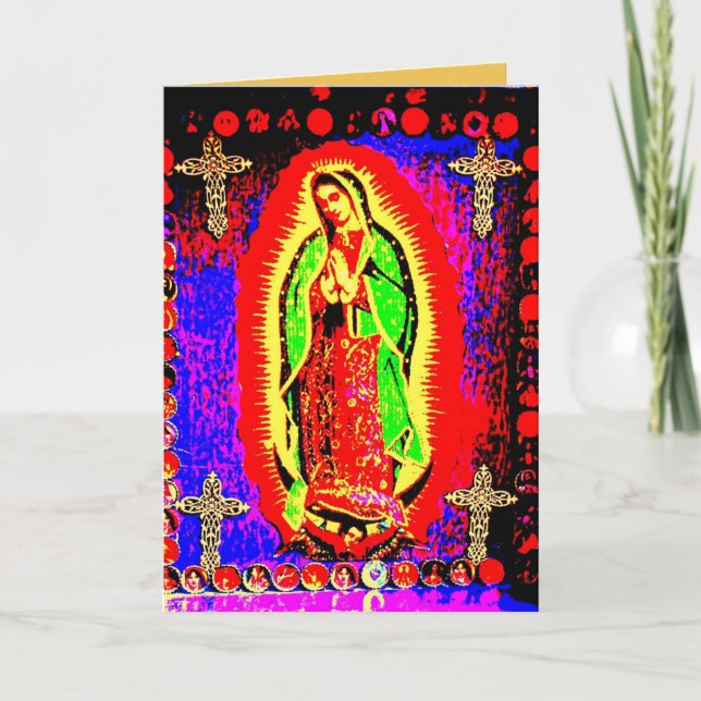 Our Lady of guadalupe Card (Front)