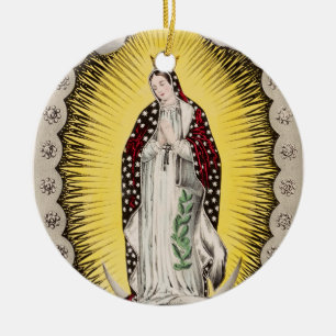 Our Lady of Guadalupe Ceramic Tree Decoration
