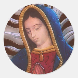OUR LADY OF GUADALUPE CLASSIC ROUND STICKER