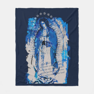 Our Lady of Guadalupe Collage Fleece Blanket