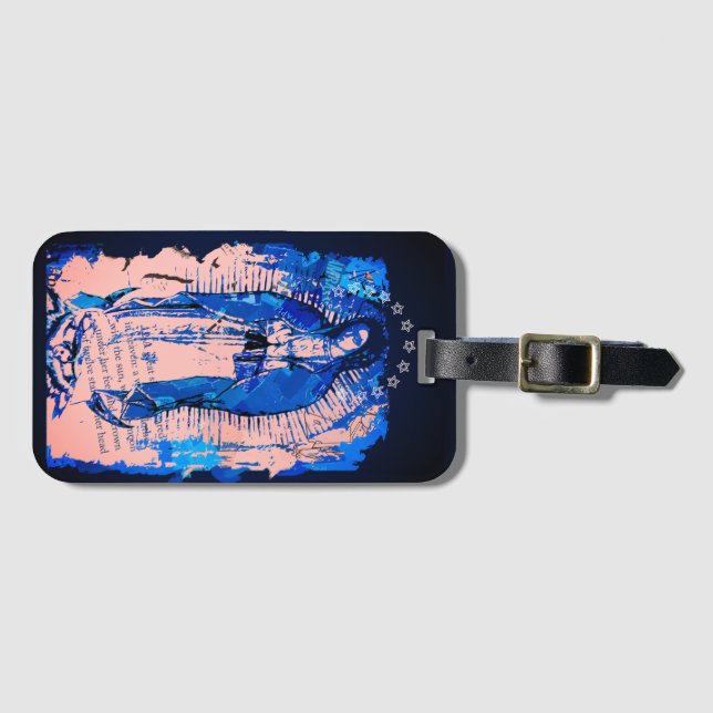 Our Lady of Guadalupe Collage  Luggage Tag (Front Horizontal)