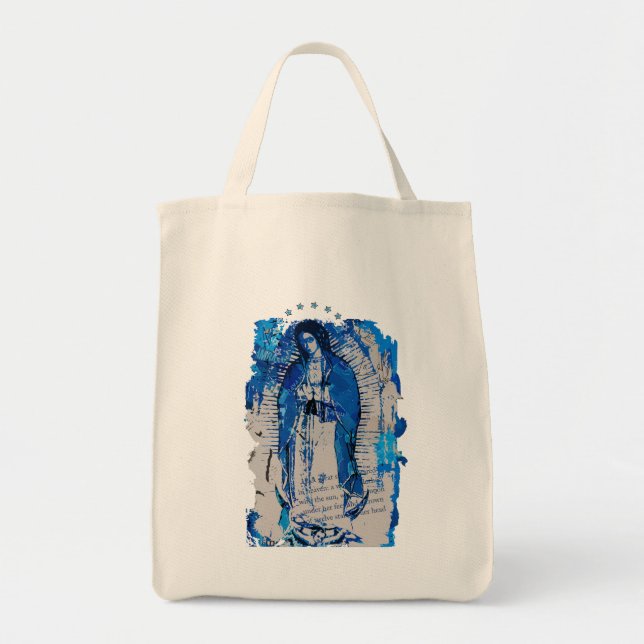 Our Lady of Guadalupe Collage Tote Bag (Front)