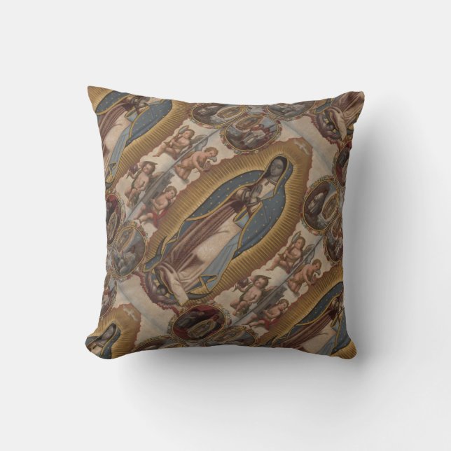 our lady of guadalupe cushion (Front)