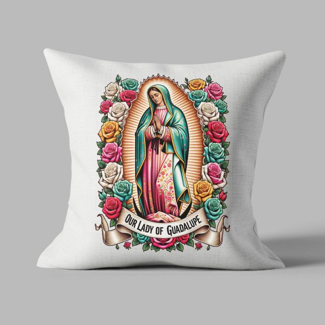Our Lady of Guadalupe Cushion (Creator Uploaded)
