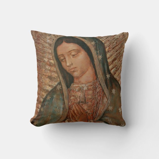 our lady of guadalupe cushion (Front)
