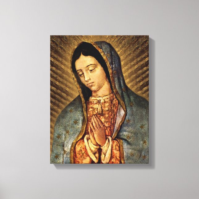 Our Lady of Guadalupe Devotional Image Canvas Print (Front)