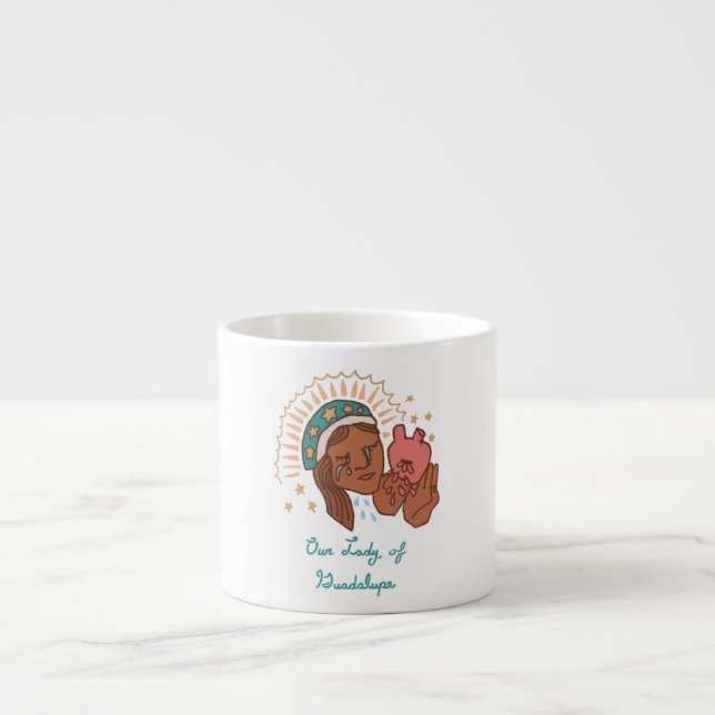 Our Lady of Guadalupe Espresso Cup (Front)