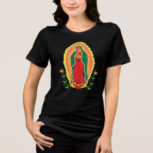 Our Lady of Guadalupe Faith Inspired Protection Tri-Blend Shirt