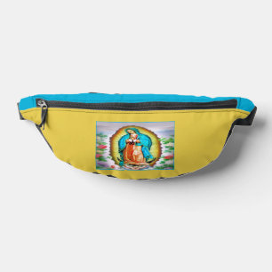Our Lady of Guadalupe Floral Bum Bags