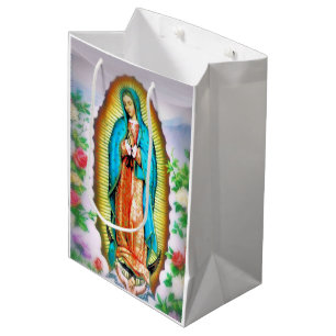 Our Lady of Guadalupe Floral by Litany Lane Medium Gift Bag