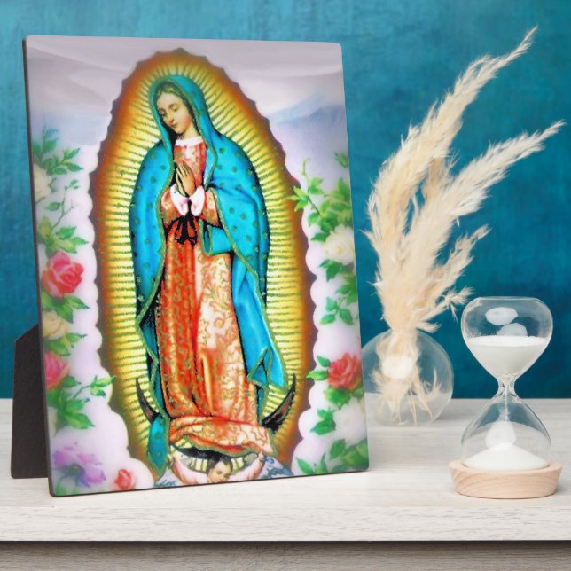Our Lady of Guadalupe Floral Plaque (Side)