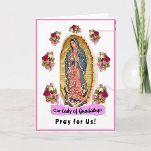 Our Lady of Guadalupe Folded Greeting Card