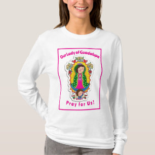 Our Lady of Guadalupe Folded Greeting Card T-Shirt