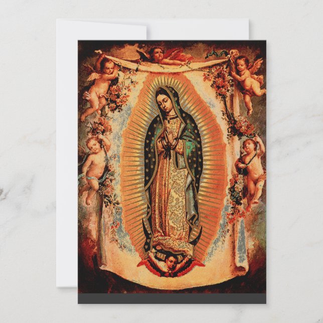 Our Lady of Guadalupe Invitation (Front)