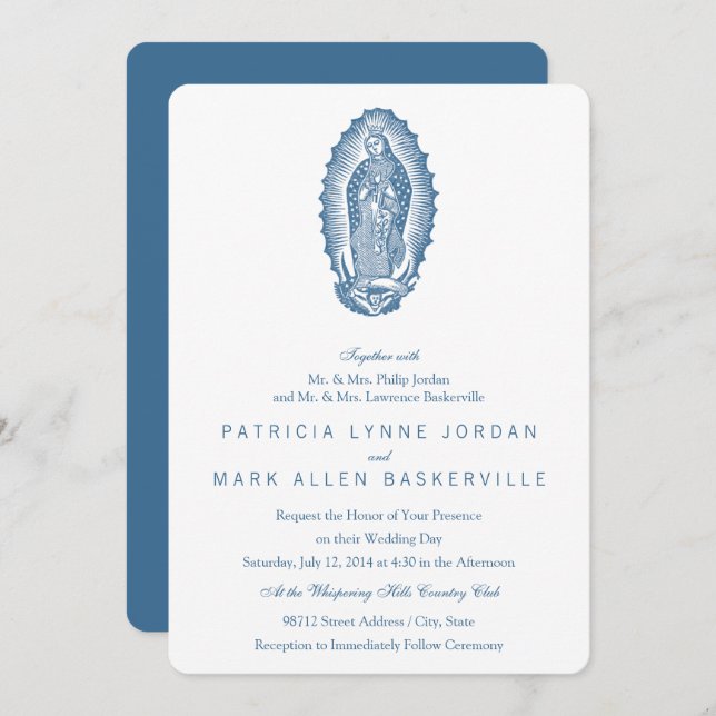 Our Lady of Guadalupe Invitation (Front/Back)