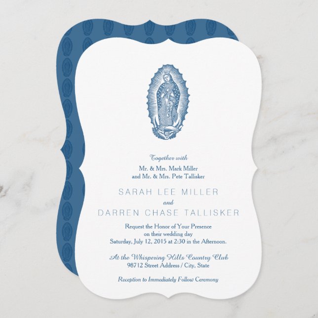 Our Lady of Guadalupe Invitation (Front/Back)