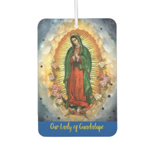 Our Lady of Guadalupe & Jesus Sacred Heart Car Air Freshener