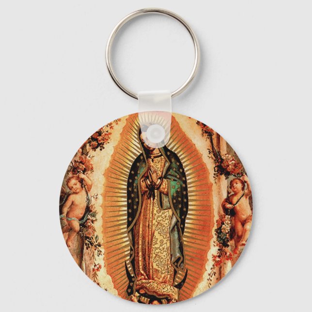 Our Lady of Guadalupe Key Ring (Front)