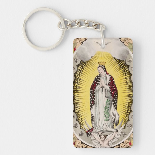 Our Lady of Guadalupe Key Ring (Front)