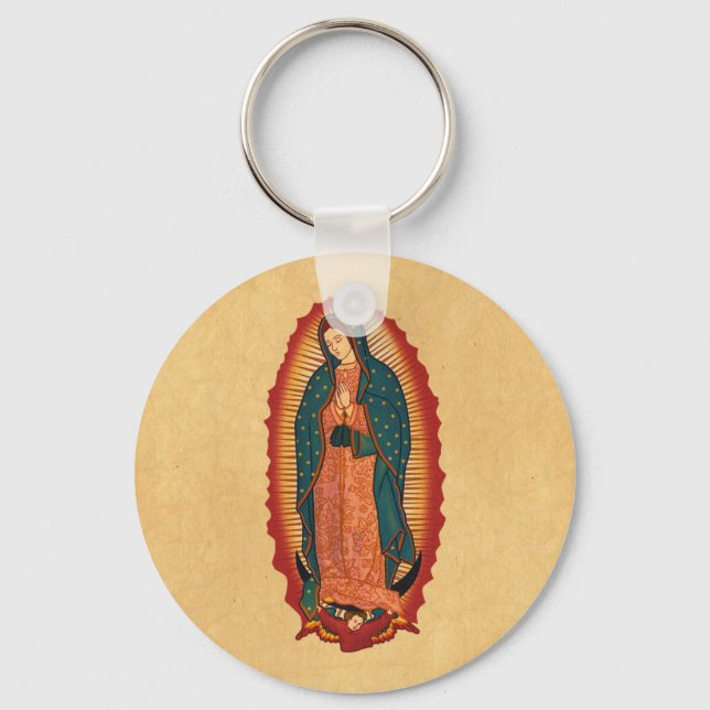 Our Lady of Guadalupe Key Ring (Front)