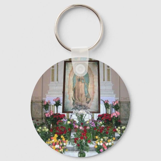 Our Lady of Guadalupe Keychain (Front)