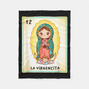 Our Lady Of Guadalupe La Virgencita Mexico For Kid Fleece Blanket