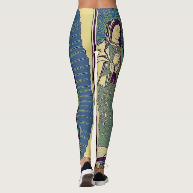 Our Lady Of Guadalupe Leggings (Back)