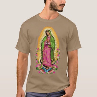 Our Lady of Guadalupe Meican Virgin Mary Meico fam T-Shirt