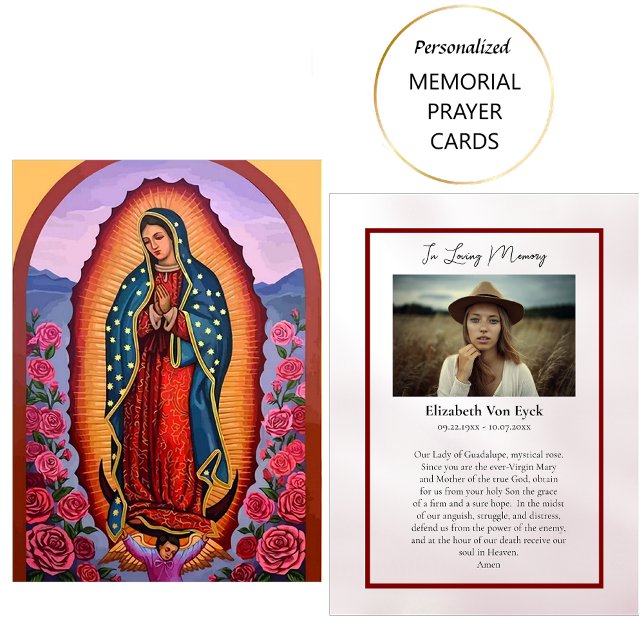 Our Lady of Guadalupe Memorial Prayer Card (Creator Uploaded)