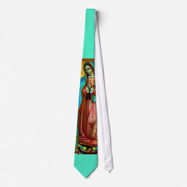 Our Lady of Guadalupe Men Tie (Front)