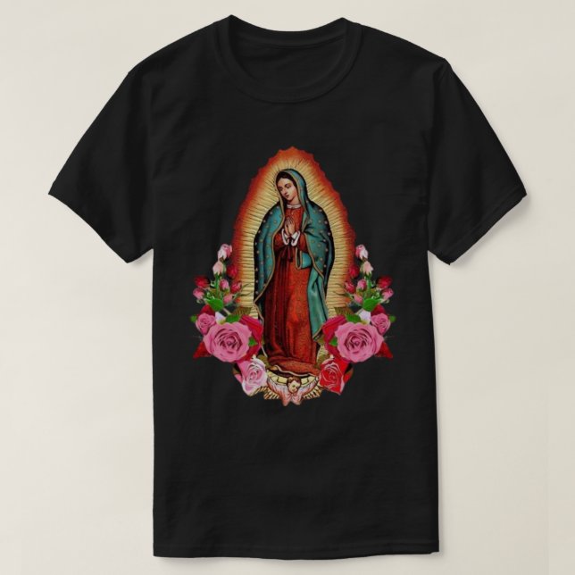 Our Lady of Guadalupe Mexican Virgin Mary Mexico   T-Shirt (Design Front)