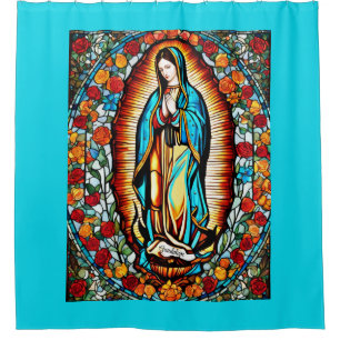 Our Lady of Guadalupe Mexico's Patron Saint Shower Curtain