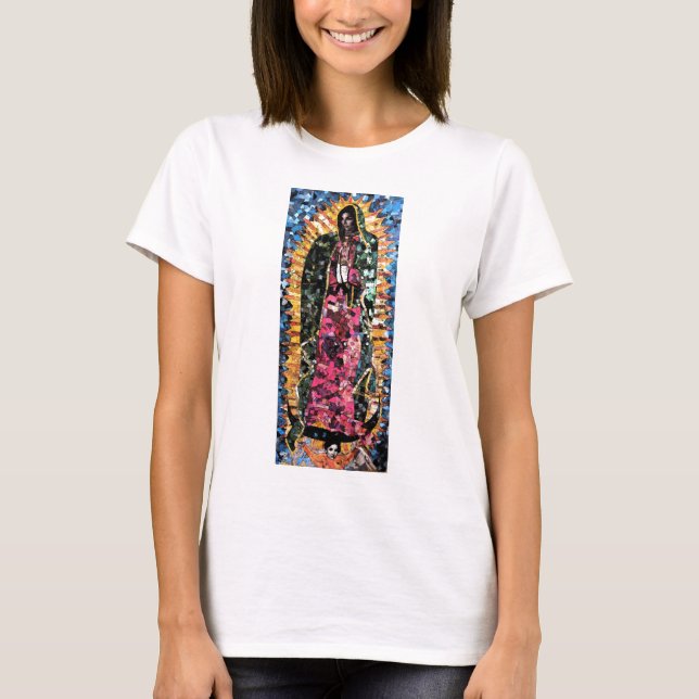Our Lady of Guadalupe Mosaic Clothing T-Shirt (Front)