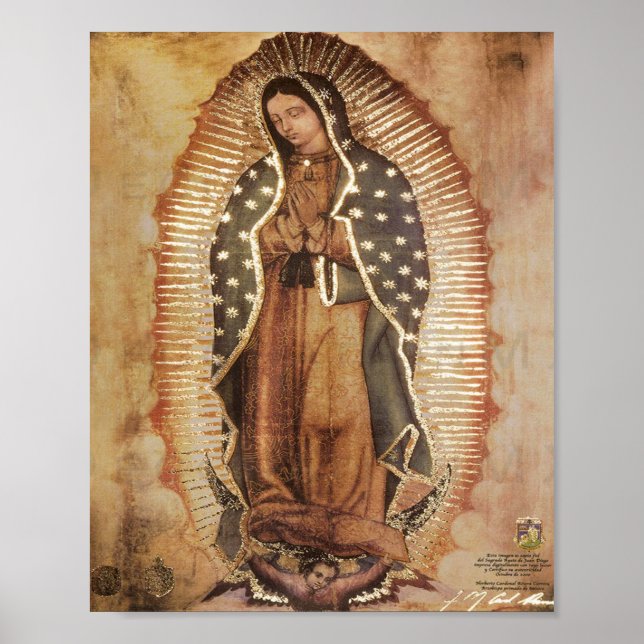 Our Lady Of Guadalupe Mother Mary Poster (Front)