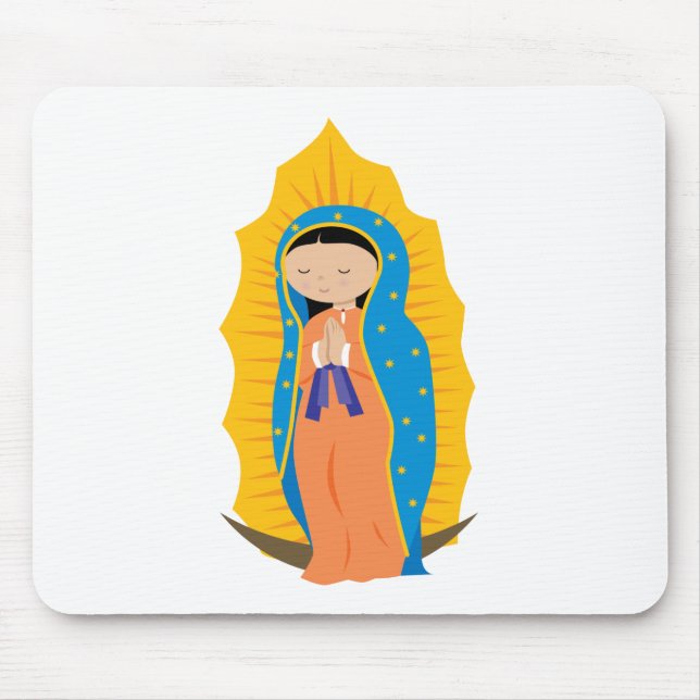 Our Lady of Guadalupe Mouse Pad (Front)