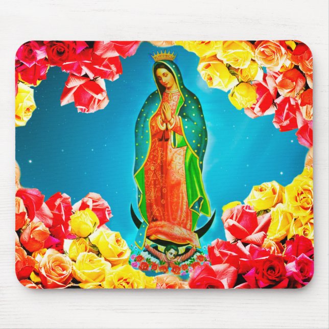 Our Lady of Guadalupe Mouse Pad (Front)