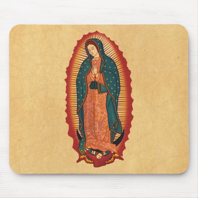 Our Lady of Guadalupe Mouse Pad (Front)