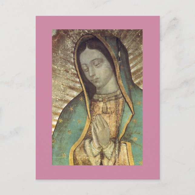 OUR LADY OF GUADALUPE POSTCARD (Front)