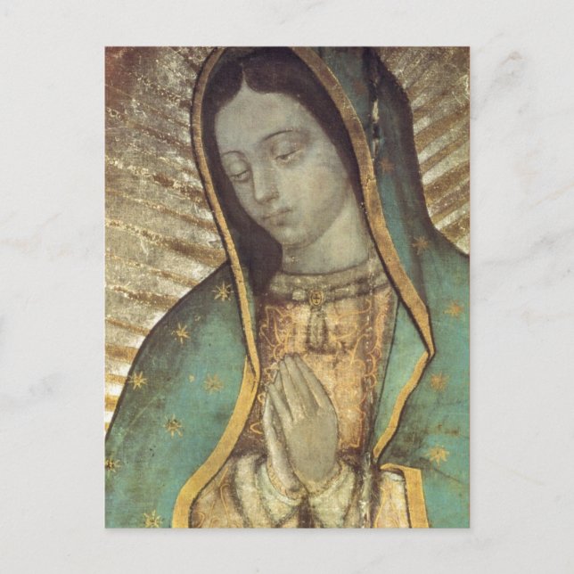OUR LADY OF GUADALUPE PRAY FOR US POSTCARD (Front)