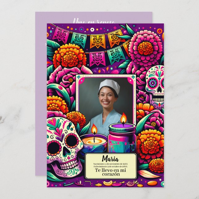 Our Lady of Guadalupe Prayer invitation  (Front/Back)