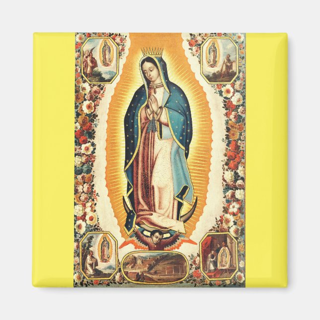 Our Lady Of Guadalupe Radiant Art Magnet (Front)