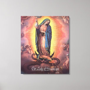 Our Lady of Guadalupe Rev12 Canvas Print